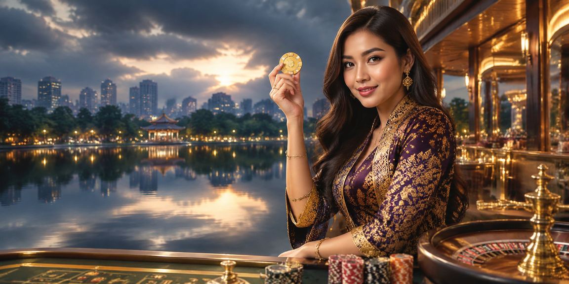 Suasana pertaruhan bola sepak bergaya batik Malaysia yang meriah dan berbudaya